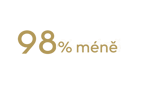 98% méně adjusted